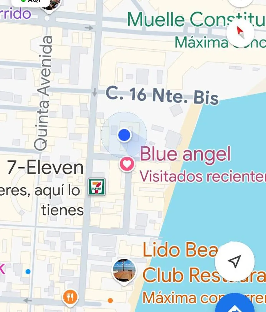Blue Angel 8 A Unos Pasos De La 5 Apartman Playa del Carmen 0*,  Mexikó